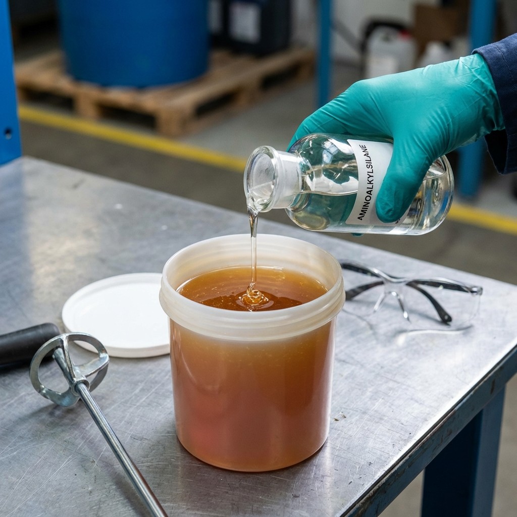 Аминоалкилсиланы в эпоксидных клеях: усиление сцепления и влияние на кинетику отверждения